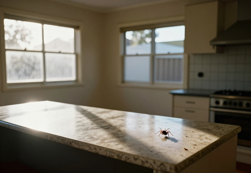 Termite damage in an Edmondson Park home before treatment